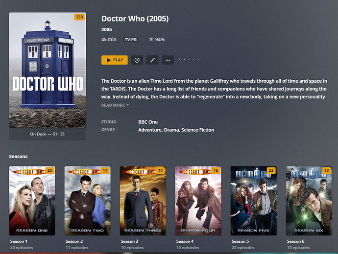 Doctor Who Seasons 1-6