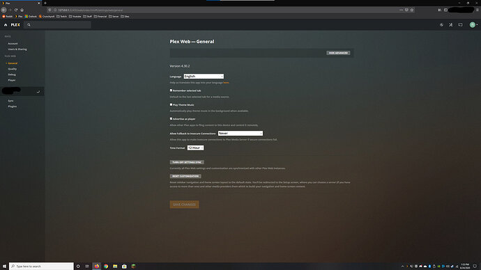 Plex Issues 3 No Log Out