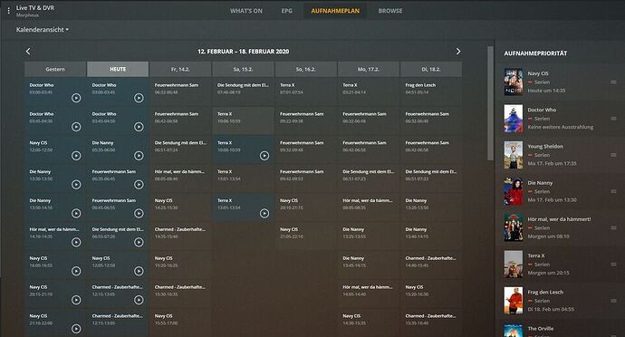 Plex DVR Schedule doubles