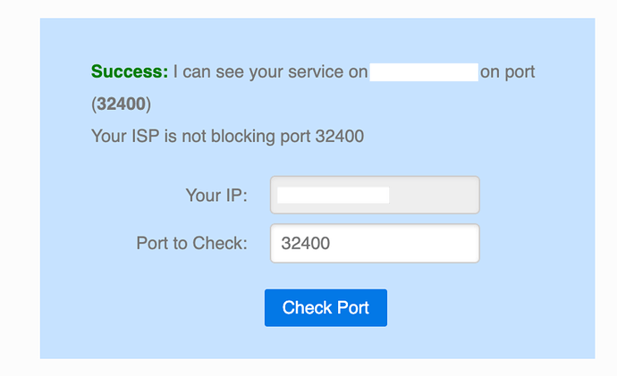 Plex 04 - port open 32400
