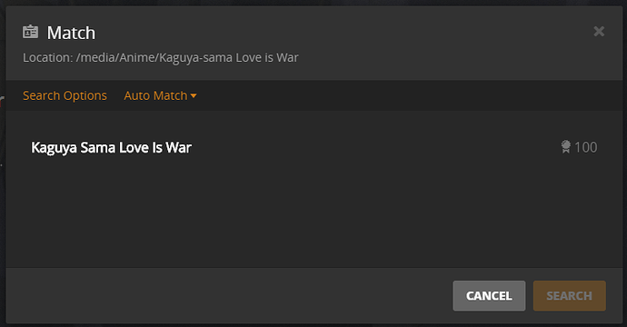 Match Window