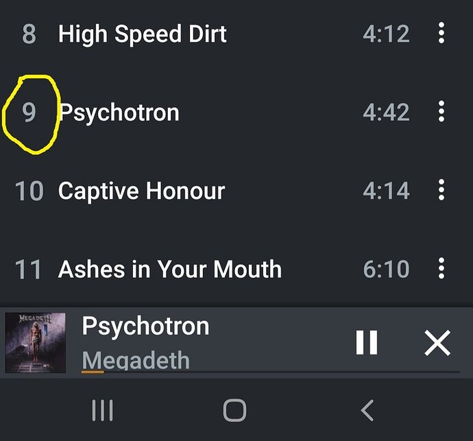 App screen - no highlight