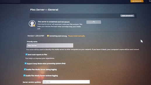 plex error