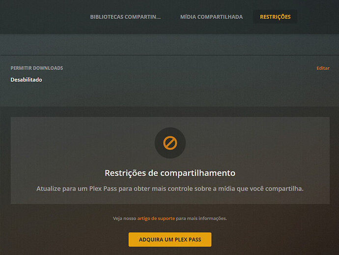 restricoes_biblioteca_apenas_plex_pass