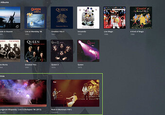 concert films showing up as artist extras