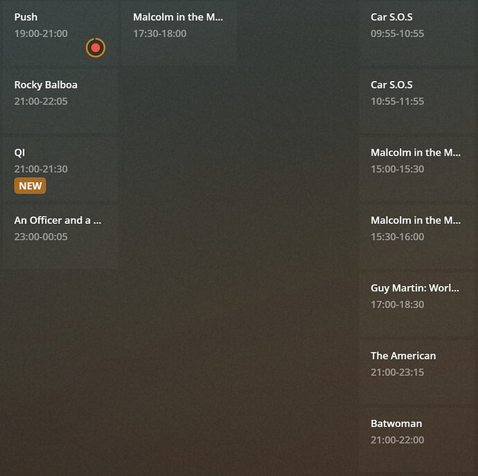 Batwomen - DVR Schedule 2
