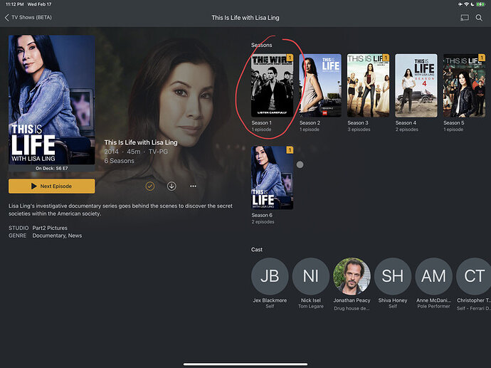 Plex (BETA) - Wire under This is Life with Lisa Ling