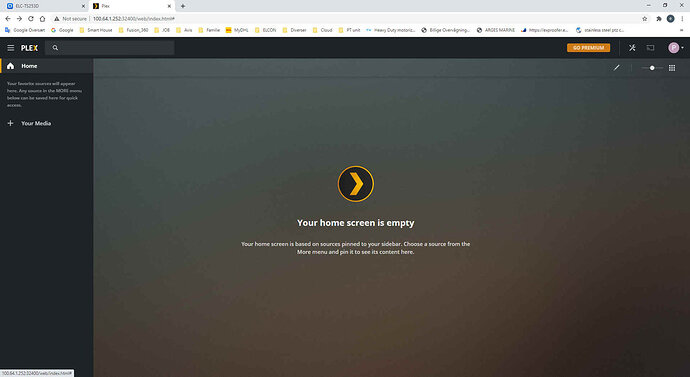 Plex install problem 02