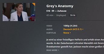 Episode Poster by default