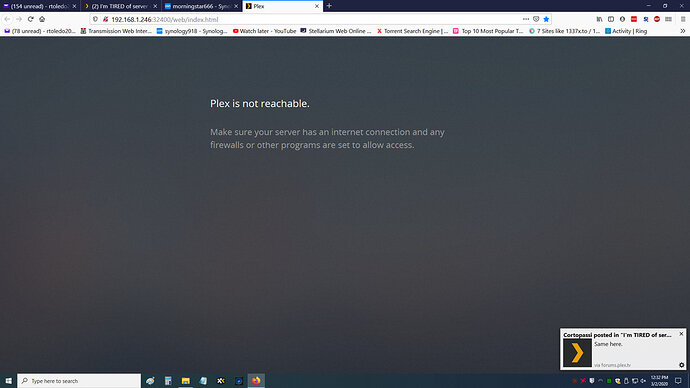 plex all ■■■■■■ up