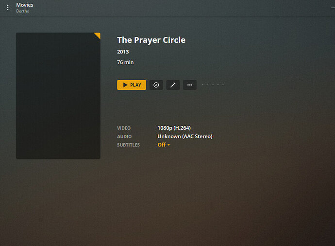 plex no data