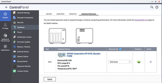 Qnap TS-473 - Quadro P400