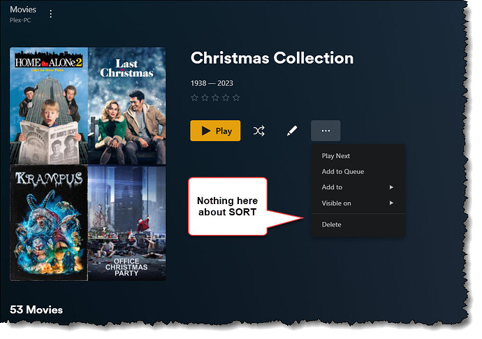 Plex - Collections