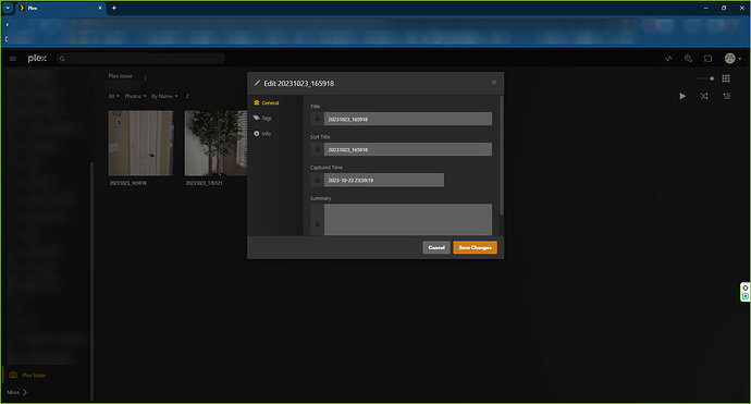plex issue 1 door captured time