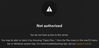 plex error 2