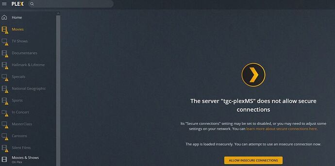 plex-insecureconnections