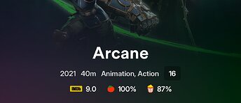 TV Show ratings in the new-experience apps