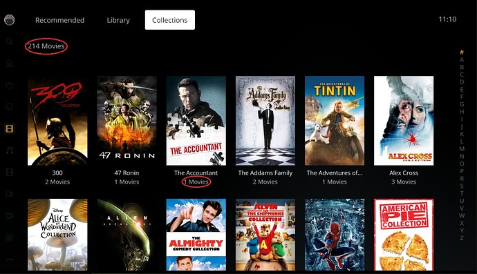 Plex HTPC - Movie Collections