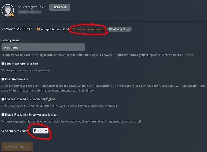 plex-update