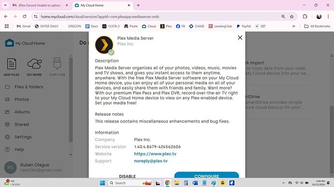 MyCloud Plex Media Server 02
