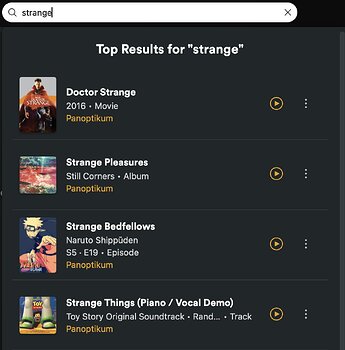 Search for 2nd term in movie title in Plex Web