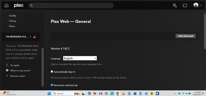 PLEX-SERVERUNREACHABLE121824