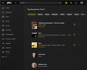 Full search results in Plex Web