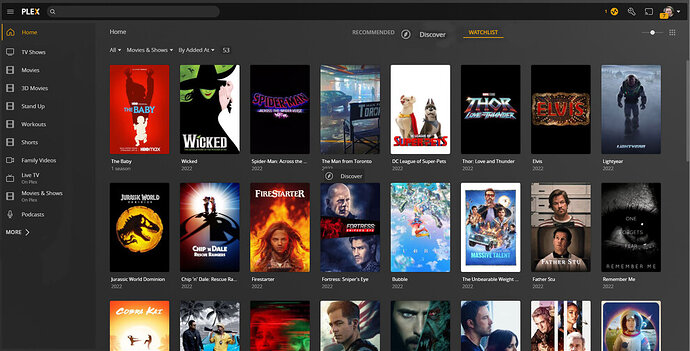 Move Discover placement