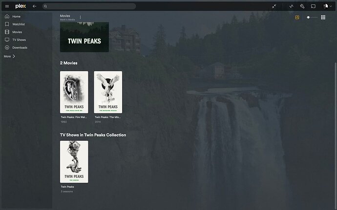 macOS Twin Peaks Movies Collection