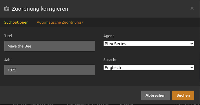 Plex_Zuordnung