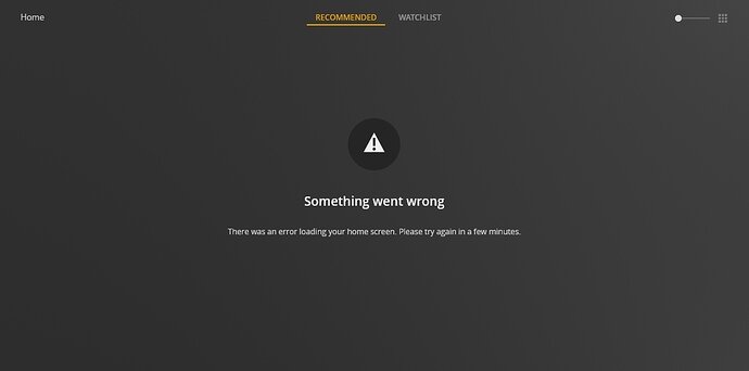 Plex Error