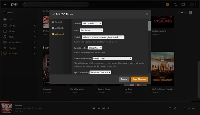 plex tv shows