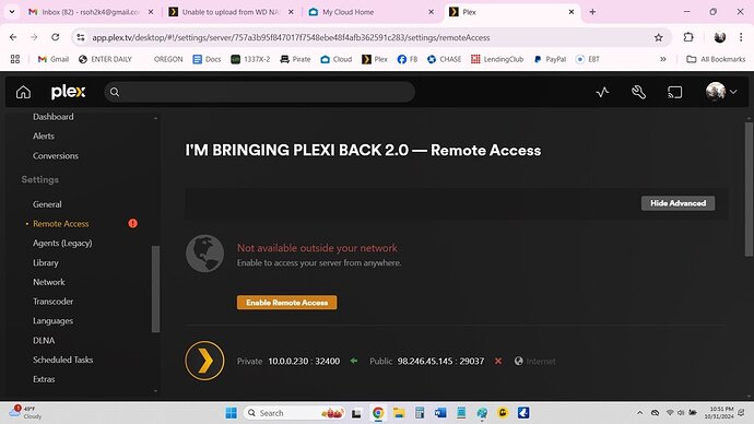 Plex Remote Access