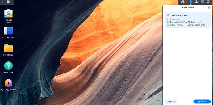 package center error