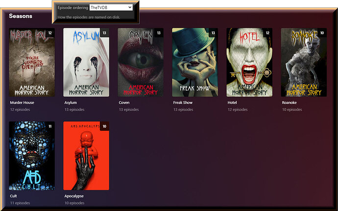 AHS - TVDB