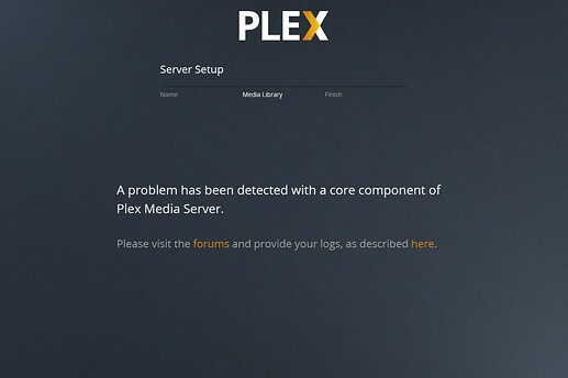 plex-setup-error