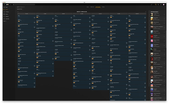 23 - 29 Mar 2023 DVR Schedule + Recording Priority #19.5 - #38