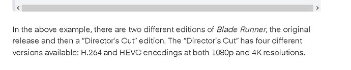 versions vs editions