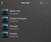 Plexamp folder view: tracks in album folder