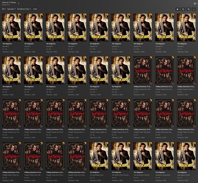 Recently Released Episodes Grid