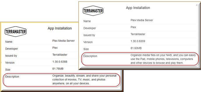 Diiferent Description