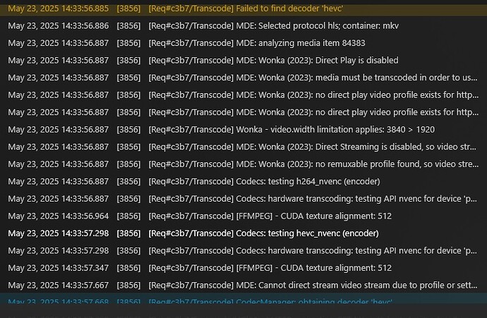 Plex Log 2