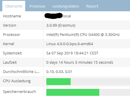 server_uebersicht