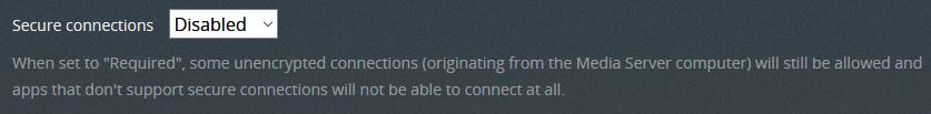 plex%20server%20disable%20secure%20connections%20%5B02-sep-2018%5D