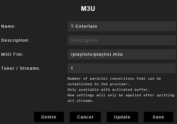 xTeVe M3U