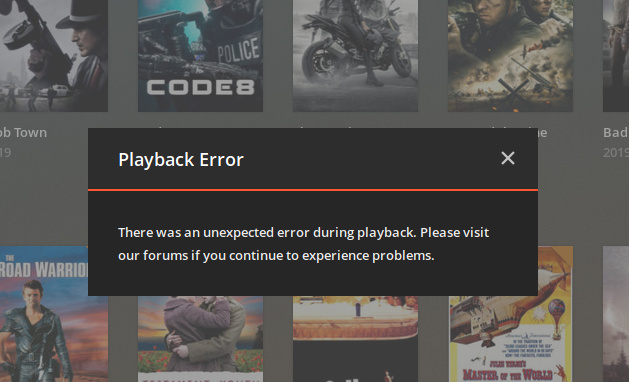 plex error