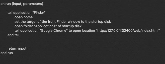 Apple Script Screenshot