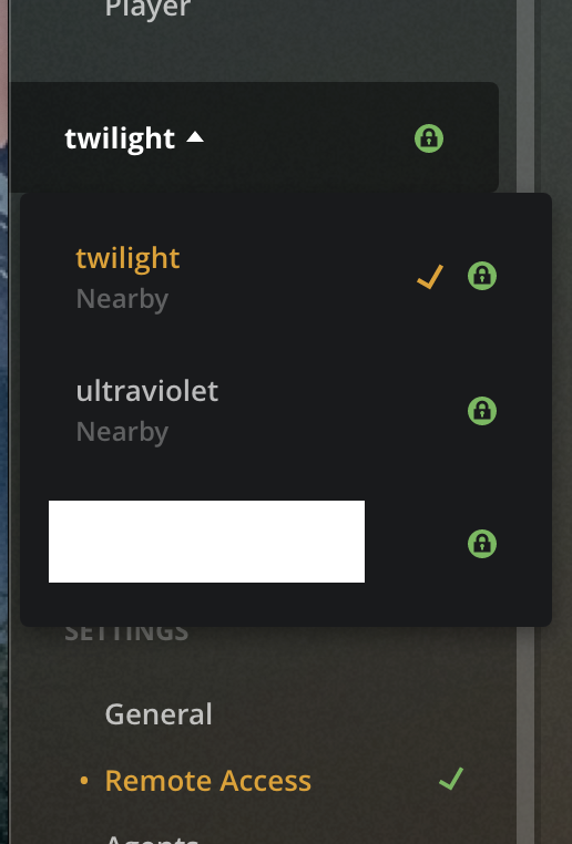 serversRemote