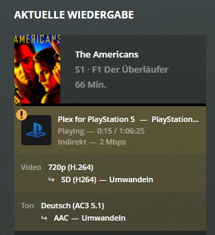 Plex SD Transcoding