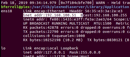 ifconfig